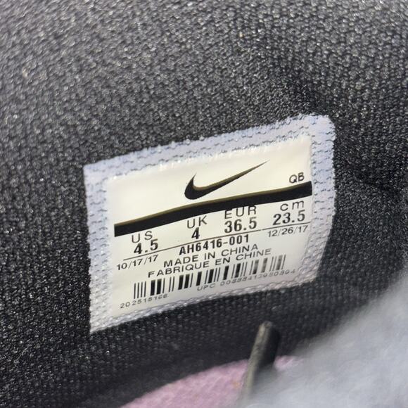 2018 Nike SB Zoom Blazer Mid Deconstructed Black Pro Purple AH6416 001 Sz 4.5 - Picture 9 of 9